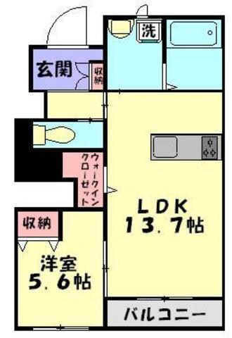 ルミナスハイム３４６の物件間取画像