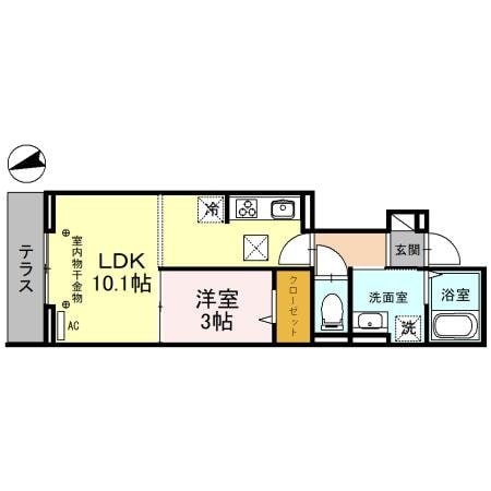 D-RESIDENCE仙波町の物件間取画像