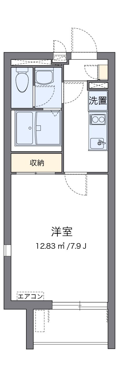 クレイノ黄金屋IIIの物件間取画像