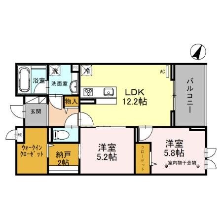 物件間取画像