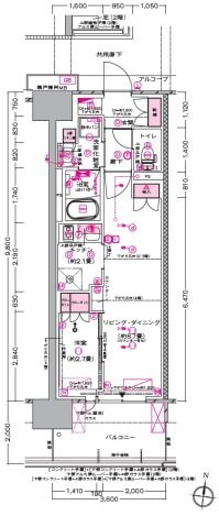 プラウド川越の物件間取画像