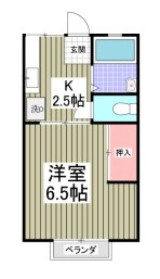 シャトー霞が関の物件間取画像