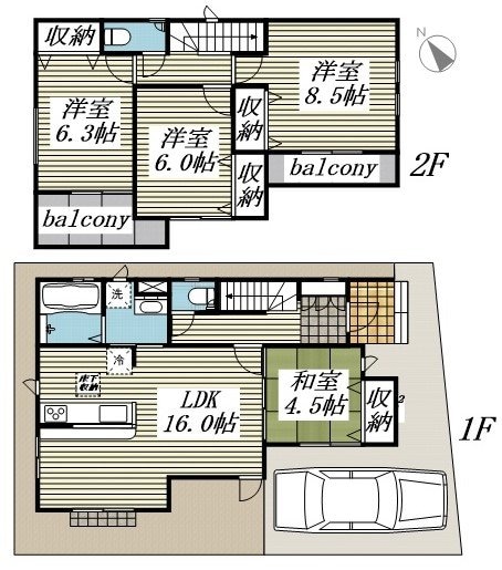 Ｓｕｍａｉ－ｔｏ川越市安比奈新田０２の物件間取画像