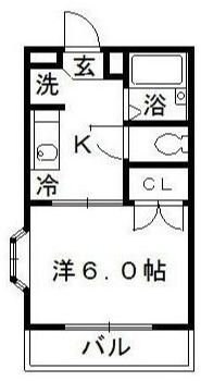 プリズムマンションの物件間取画像