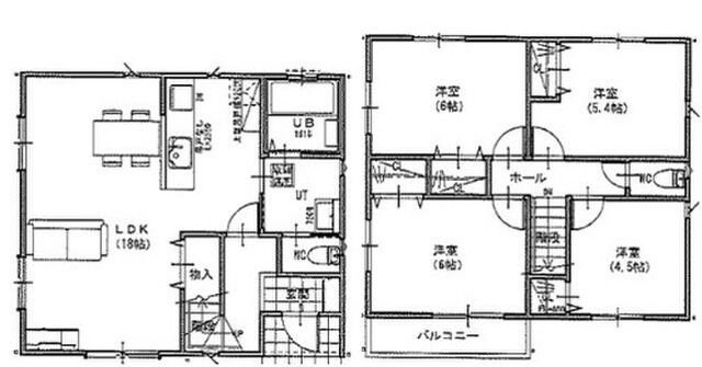 グランソフィア柏原の物件間取画像