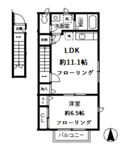 パストラルコートの物件間取画像