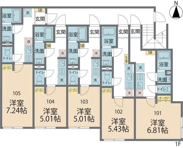 カインドネスみずほ台Ｓｏｕｔｈの物件間取画像