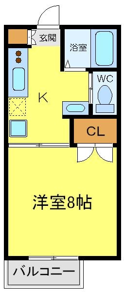 エスポワールの物件間取画像