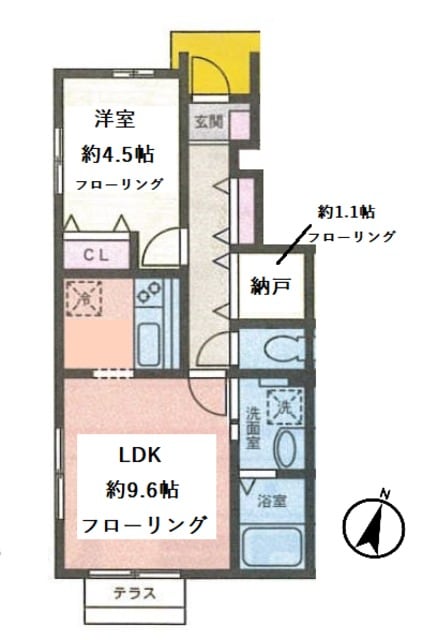 アジュールの物件間取画像