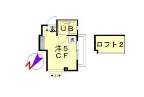 コーポラス朝霞の物件間取画像