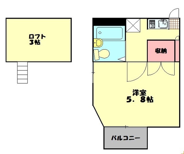 エントピアハウスＡＢの物件間取画像