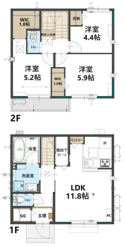 仮称）ユアメゾン今成戸建の物件間取画像