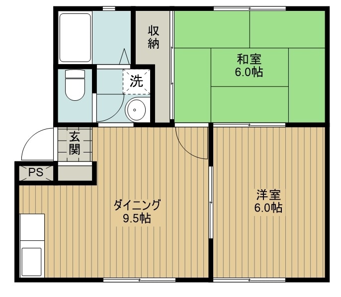 クロノス狭山の物件間取画像