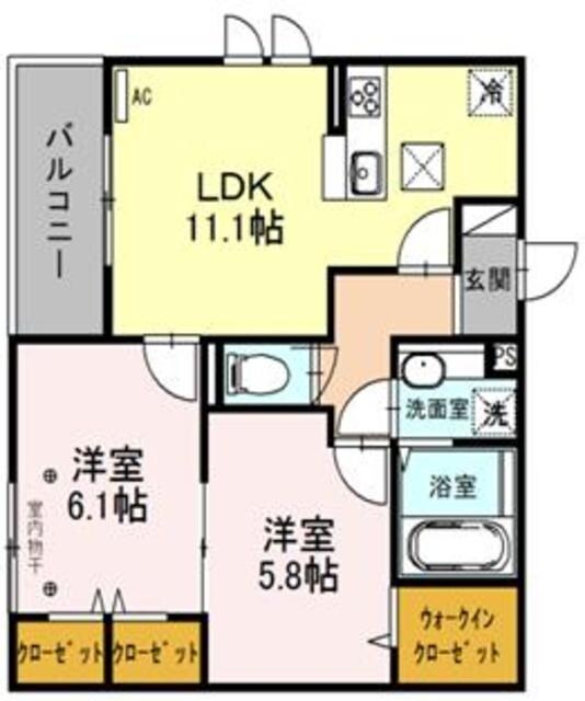 シェルトの物件間取画像