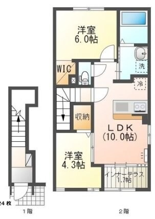 ルフラン２（坂戸市関間２丁目新築工事）の物件間取画像