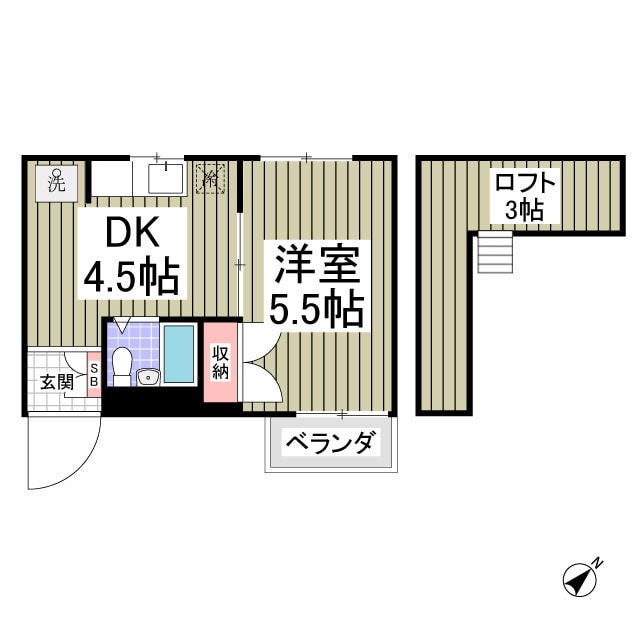 リブレス鶴瀬Iの物件間取画像