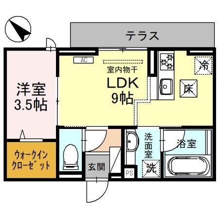 D-Sereno東田町の物件間取画像