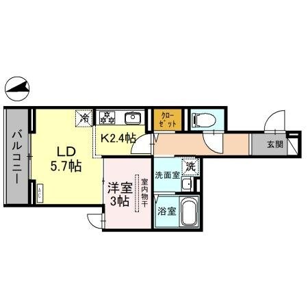 D-Sereno仙波町の物件間取画像