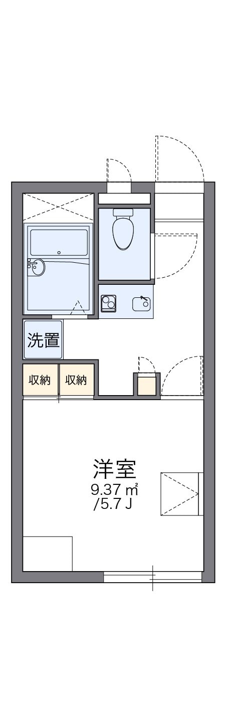 レオパレススラージュマンの物件間取画像