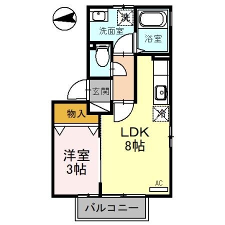 フェリーチェ’オーの物件間取画像