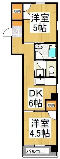 第２ロイヤルマンションの物件間取画像