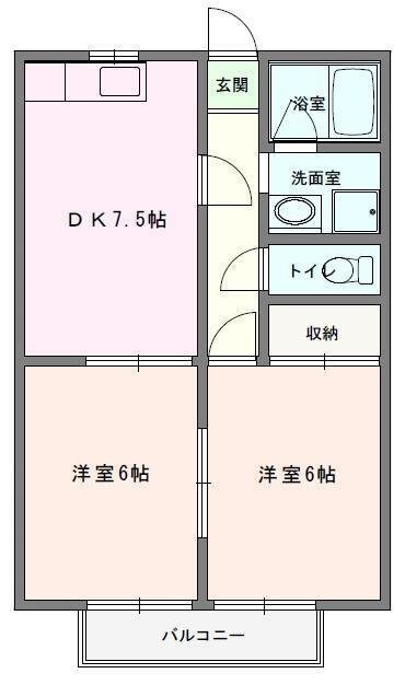 メゾンＡの物件間取画像