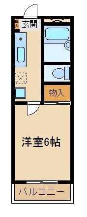 ハシモトマンションの物件間取画像