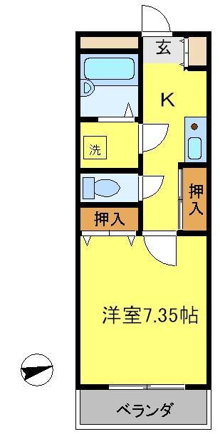 物件間取画像