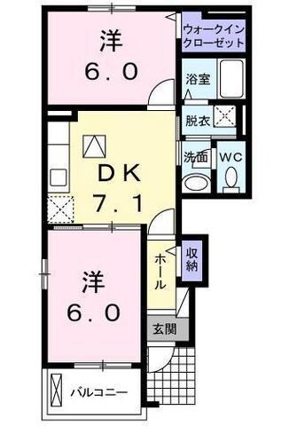 Ｆｌａｔ　Ｈｉｌｌｓ　ｅｃｏの物件間取画像