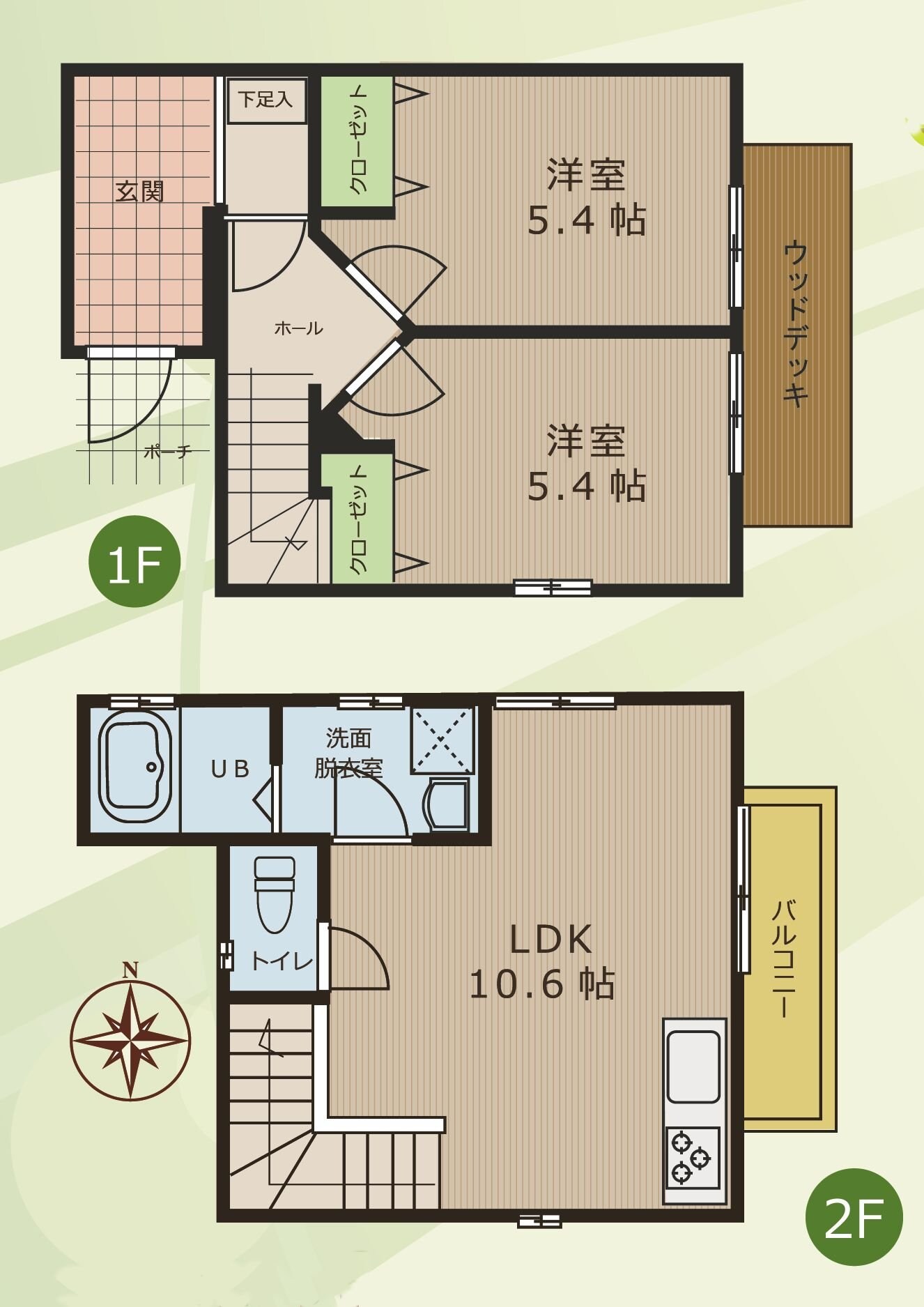 ｅｎ ｖｉｌｌａｇｅ Sの物件間取画像