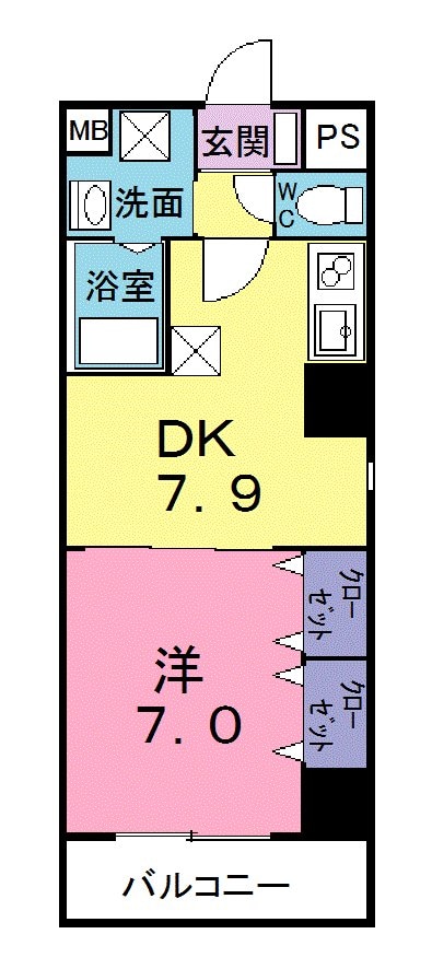 カーサ　オルテンシアの物件間取画像