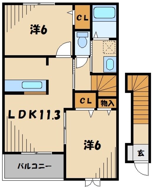 ヴィオラIIの物件間取画像