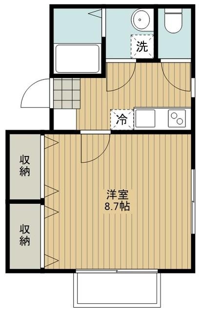 サニーコートIIの物件間取画像