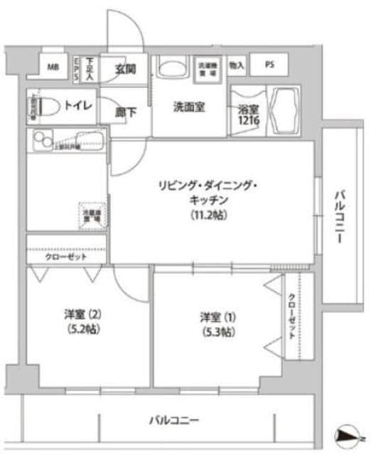 ウィステリア　ヒルズ　ナカムラの物件間取画像