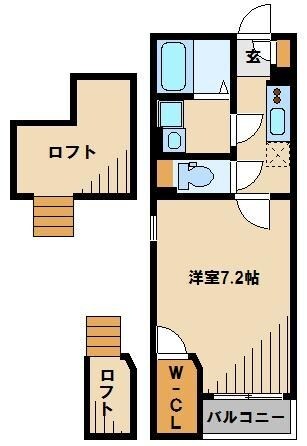 レオネクストＤ２　ａ１の物件間取画像