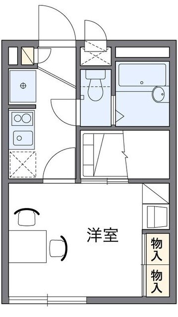 レオパレスシティパルの物件間取画像