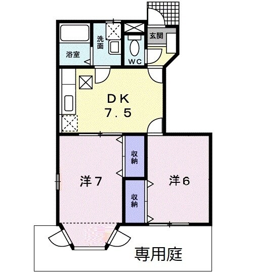 ノヴェルＡの物件間取画像