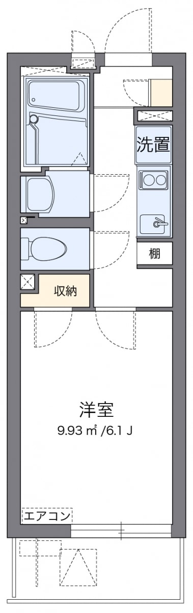 クレイノグレイスの物件間取画像