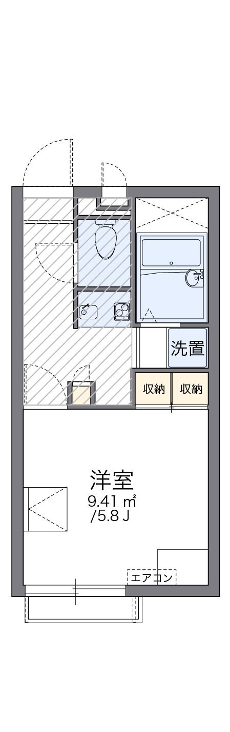 レオパレス若竹の物件間取画像