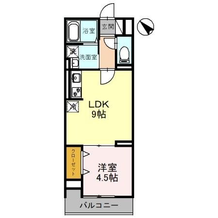 レクシア白子Iの物件間取画像