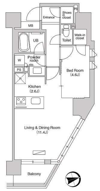 エミリブ石神井公園の物件間取画像