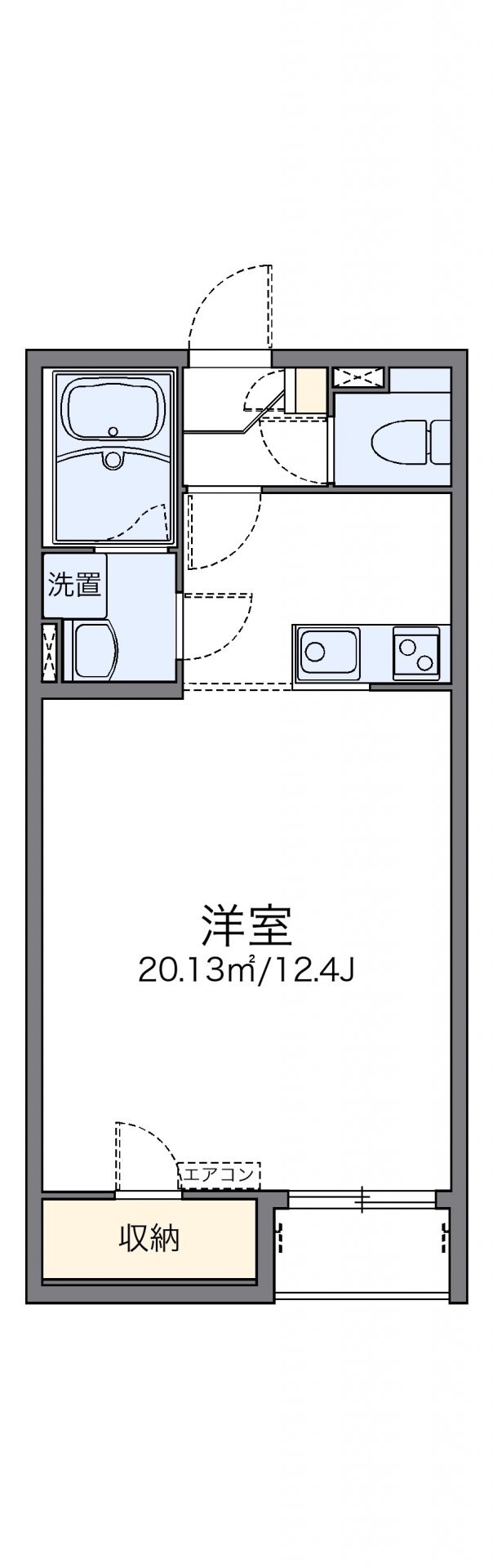 レオネクストアビタシオンの物件間取画像