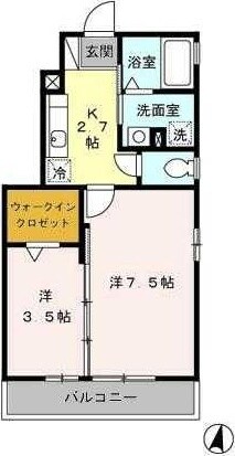 ファミーリエ　Ｂ・Ｃ　Ｃの物件間取画像