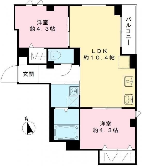 ジュノス豊玉の物件間取画像