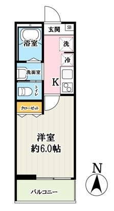 パルク秋津の物件間取画像