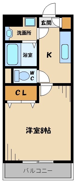 アドミラブールの物件間取画像