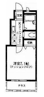 エクセレント桜泉二号館の物件間取画像