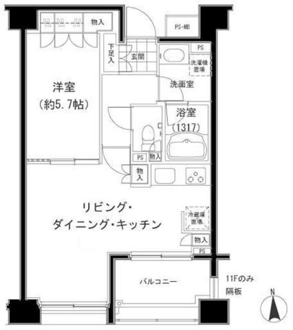 エーデル練馬の物件間取画像