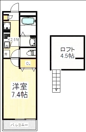 メープル東大泉2の物件間取画像