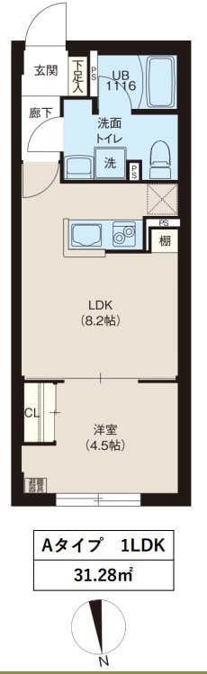 レピュア練馬レジデンスの物件間取画像